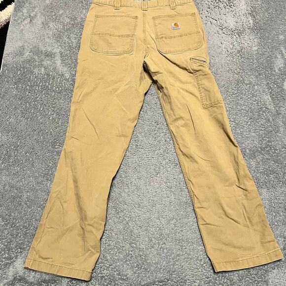 Carhartt Other - Carhartt Pants Mens 32 x32 Tan Relaxed Rugged Flex Canvas Work